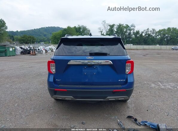 1FMSK8DH0MGB77691 2021 FORD EXPLORER Blue 