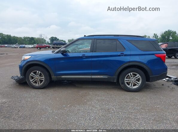 1FMSK8DH0MGB77691 2021 FORD EXPLORER Blue 