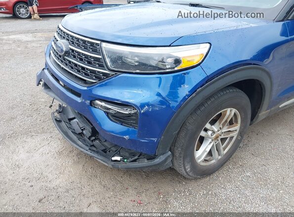 1FMSK8DH0MGB77691 2021 FORD EXPLORER Blue 