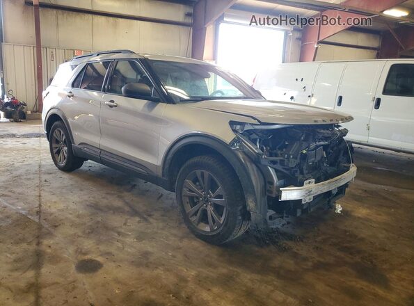 1FMSK8DH0MGC10625 2021 FORD EXPLORER Silver წინა მარჯვენა