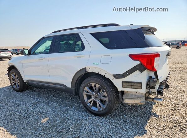 1FMSK8DH0MGC29188 2021 FORD EXPLORER Белый Задняя левая четверть