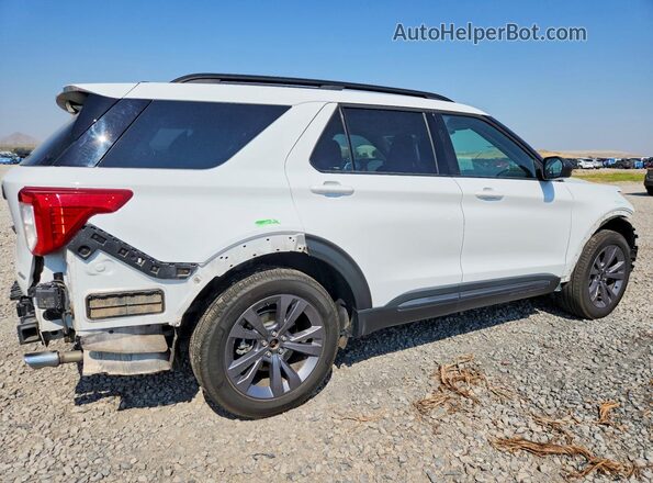 1FMSK8DH0MGC29188 2021 FORD EXPLORER Белый Задняя правая четверть