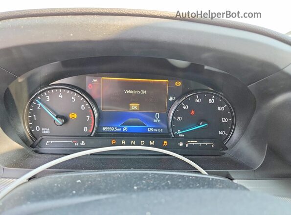 1FMSK8DH0MGC29188 2021 FORD EXPLORER Белый Вид щитка приборов