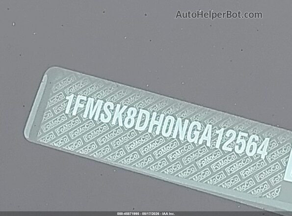1FMSK8DH0NGA12564 2022 FORD EXPLORER Gray 