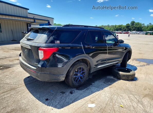 1FMSK8DH0PGA38360 2023 FORD EXPLORER Black Հետևի աջ