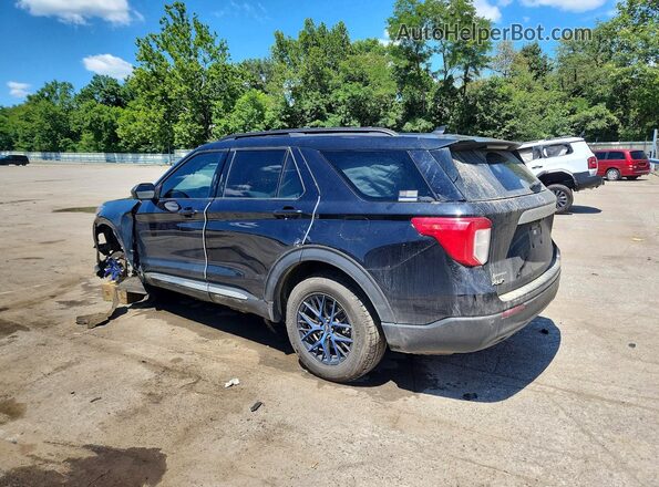 1FMSK8DH0PGA38360 2023 FORD EXPLORER Black Հետևի ձախ