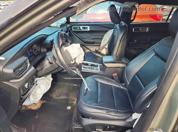 1FMSK8DH1LGA12697 2020 FORD EXPLORER Зеленый Вид салона спереди