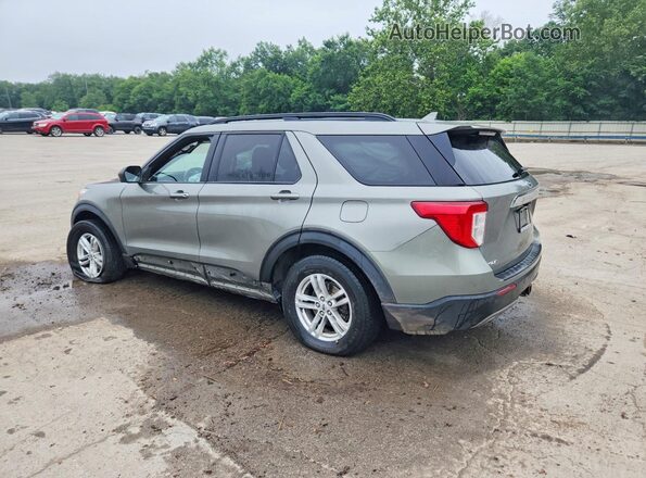 1FMSK8DH1LGA12697 2020 FORD EXPLORER Зеленый Задняя левая четверть