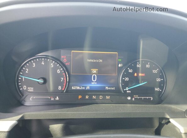 1FMSK8DH1LGA50589 2020 FORD EXPLORER Серебряный Вид щитка приборов