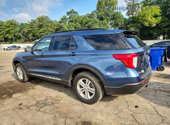 1FMSK8DH1LGA79042 2020 FORD EXPLORER Blue უკანა მარცხენა