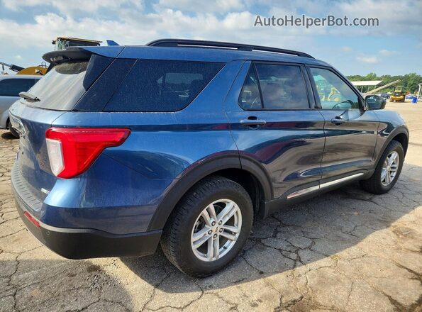 1FMSK8DH1LGA79042 2020 FORD EXPLORER Blue უკანა მარჯვენა