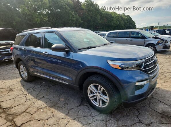 1FMSK8DH1LGA79042 2020 FORD EXPLORER Blue წინა მარჯვენა
