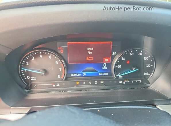 1FMSK8DH1LGA79042 2020 FORD EXPLORER Blue ხელსაწყოთა პანელის ხედი