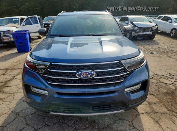 1FMSK8DH1LGA79042 2020 FORD EXPLORER Blue წინა ხედი