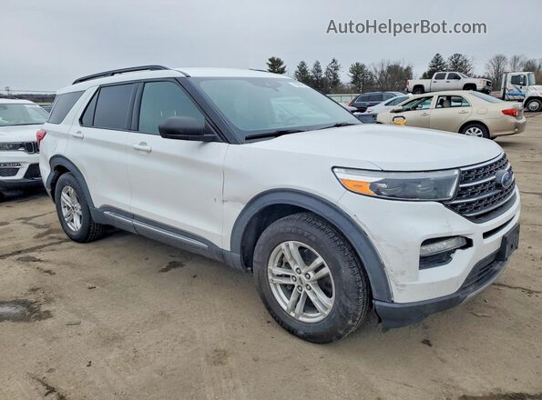 1FMSK8DH1LGC02595 2020 FORD EXPLORER Белый Передняя правая четверть