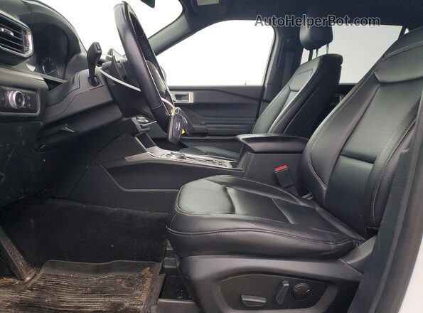 1FMSK8DH1LGC02595 2020 FORD EXPLORER Белый Вид салона спереди