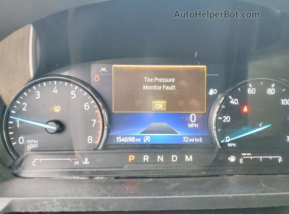 1FMSK8DH1LGC02595 2020 FORD EXPLORER Белый Вид щитка приборов