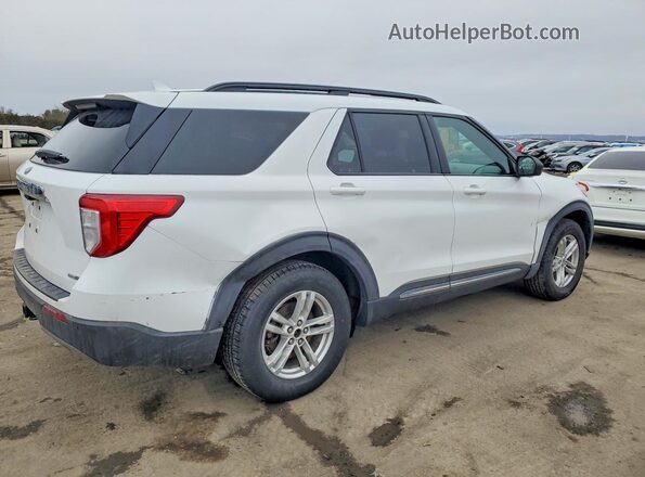 1FMSK8DH1LGC02595 2020 FORD EXPLORER Белый Задняя правая четверть