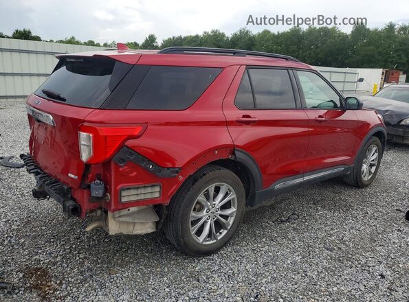 1FMSK8DH1LGC47889 2020 FORD EXPLORER Red Rear right
