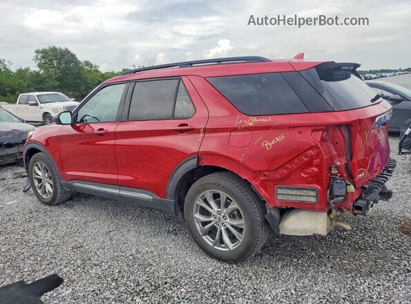 1FMSK8DH1LGC47889 2020 FORD EXPLORER Red Rear left