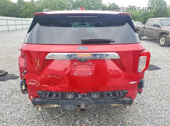 1FMSK8DH1LGC47889 2020 FORD EXPLORER Red Rear view