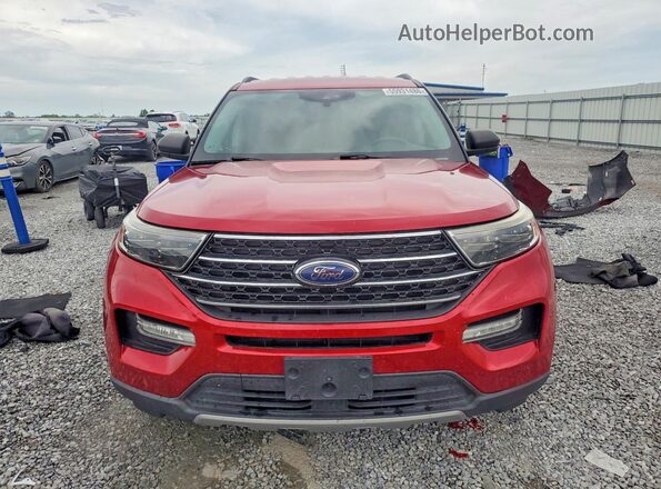 1FMSK8DH1LGC47889 2020 FORD EXPLORER Red Front view