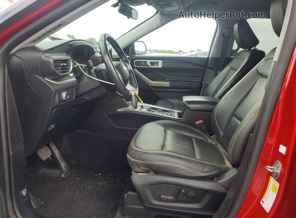 1FMSK8DH1LGC47889 2020 FORD EXPLORER Red Front interior view