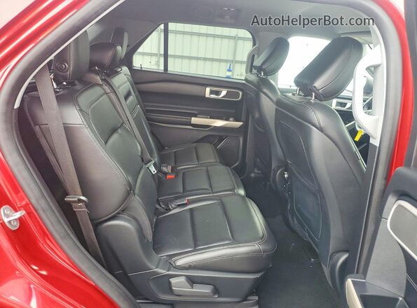 1FMSK8DH1LGC47889 2020 FORD EXPLORER Red Rear interior view