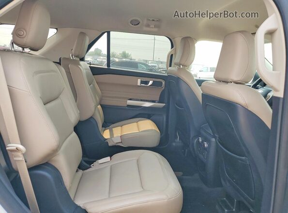 1FMSK8DH1LGD18069 2020 FORD EXPLORER White Rear interior view