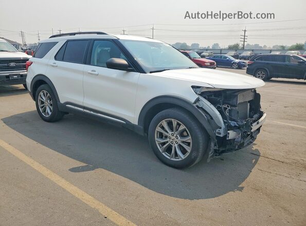 1FMSK8DH1LGD18069 2020 FORD EXPLORER White Front right