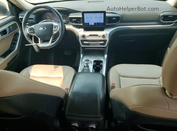 1FMSK8DH1LGD18069 2020 FORD EXPLORER White Dashboard view