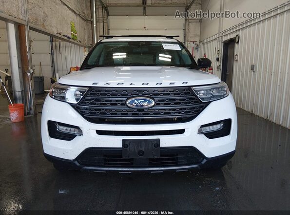 1FMSK8DH1MGA63702 2021 FORD EXPLORER White Սարքավորումների վահանակի տեսք
