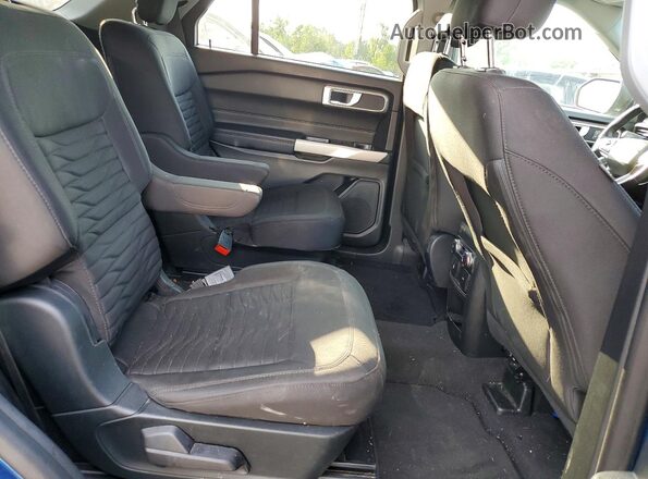 1FMSK8DH1MGA66552 2021 FORD EXPLORER Синий Вид задней части салона