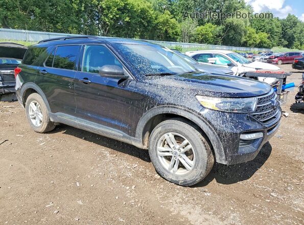 1FMSK8DH1MGA80029 2021 FORD EXPLORER Black Przód prawy