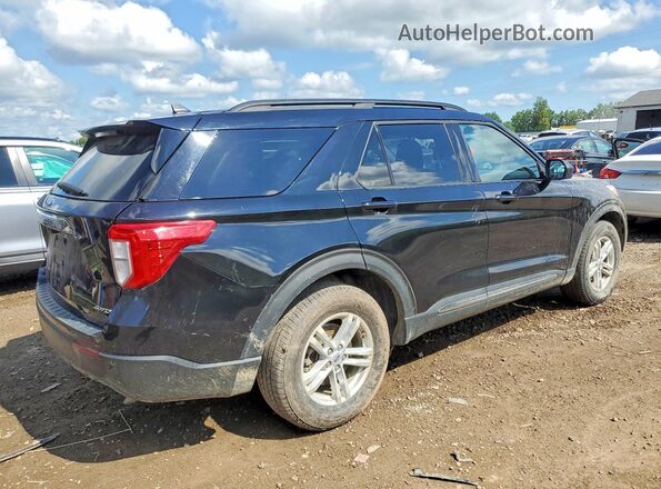1FMSK8DH1MGA80029 2021 FORD EXPLORER Black Tył prawy