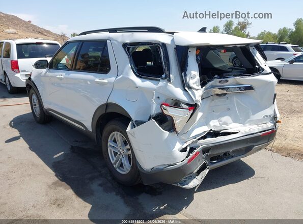 1FMSK8DH1MGC30947 2021 FORD EXPLORER White Trasero izquierdo