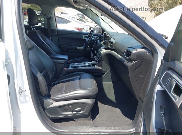 1FMSK8DH1MGC30947 2021 FORD EXPLORER White Vista interior delantera
