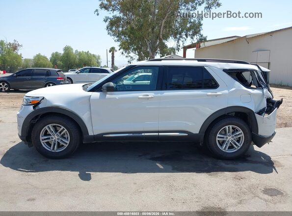 1FMSK8DH1MGC30947 2021 FORD EXPLORER White Vista interior de 360 grados