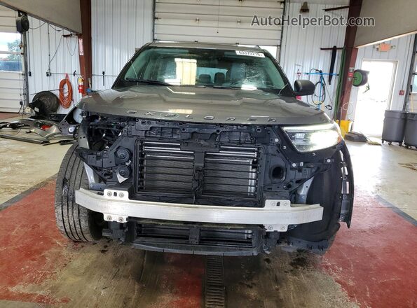 1FMSK8DH1MGC45884 2021 FORD EXPLORER Gray Vista frontal