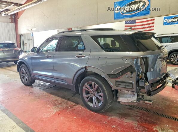 1FMSK8DH1MGC45884 2021 FORD EXPLORER Gray Trasero izquierdo