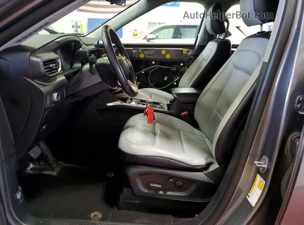 1FMSK8DH1MGC45884 2021 FORD EXPLORER Gray Vista interior delantera