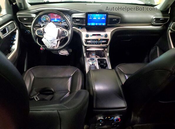 1FMSK8DH1NGA81103 2022 FORD EXPLORER Charcoal Dashboard view