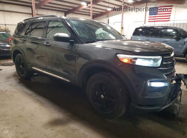 1FMSK8DH1NGA81103 2022 FORD EXPLORER Charcoal Front right