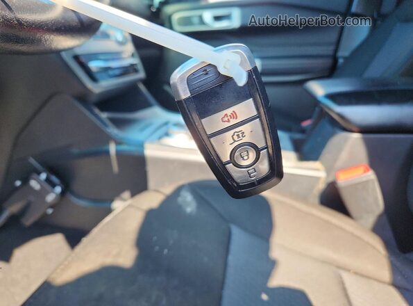 1FMSK8DH1NGA99617 2022 FORD EXPLORER Gray Вид наклейки з VIN-кодом