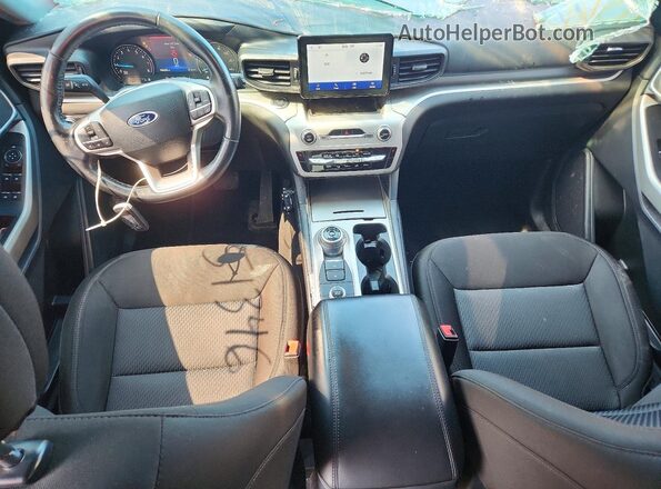 1FMSK8DH1NGA99617 2022 FORD EXPLORER Gray Вид панелі приладів