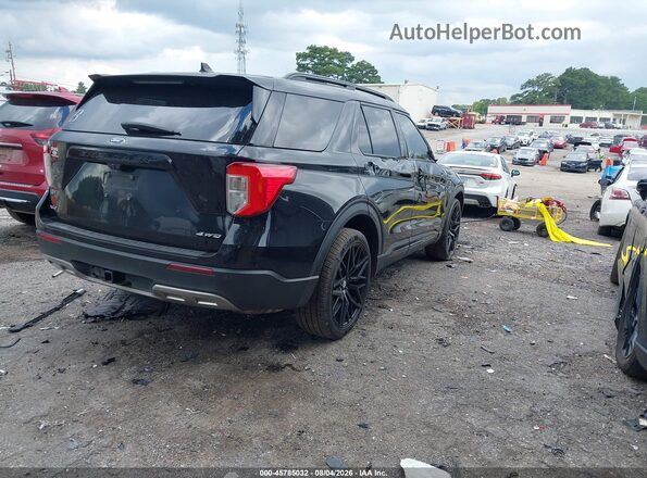 1FMSK8DH1NGC34837 2022 FORD EXPLORER Black Задня права чверть