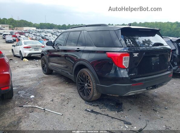 1FMSK8DH1NGC34837 2022 FORD EXPLORER Black Задня ліва чверть