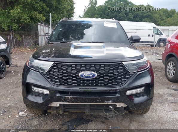 1FMSK8DH1NGC34837 2022 FORD EXPLORER Black Вид щитка приладів