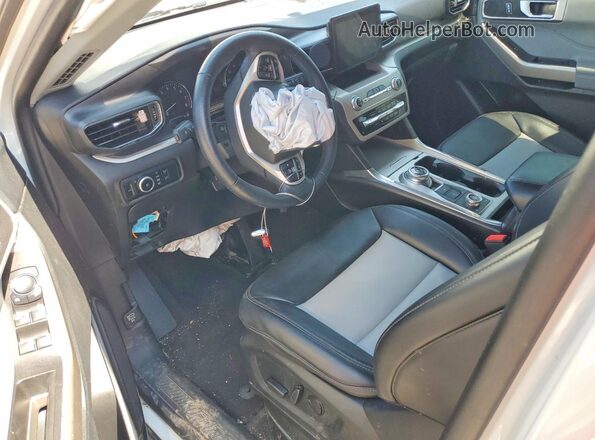1FMSK8DH1PGB07928 2023 FORD EXPLORER White Առջևի վահանակի տեսք
