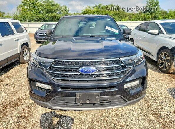 1FMSK8DH2LGA49483 2020 FORD EXPLORER Black Front view